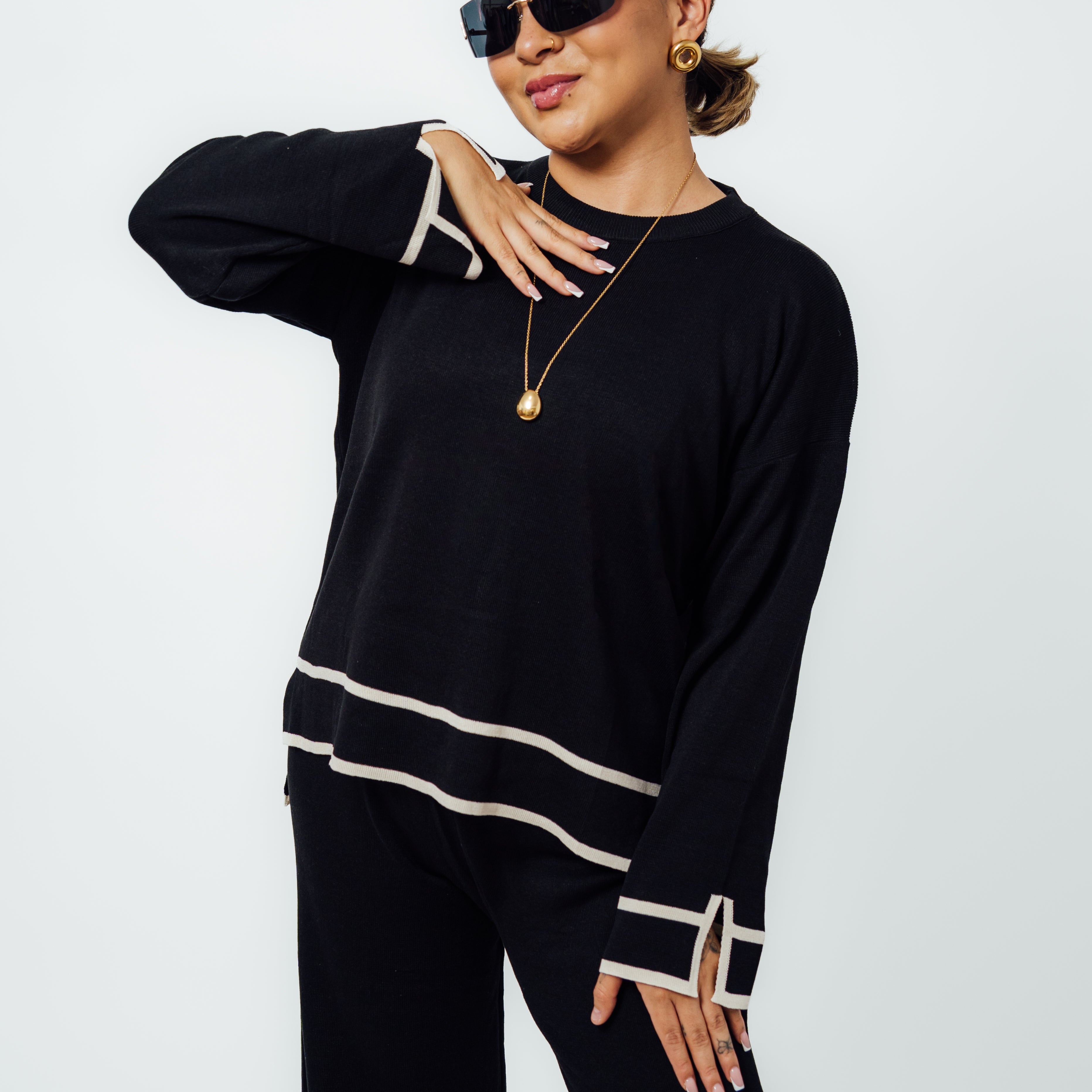 Conjunto elegante de dos piezas