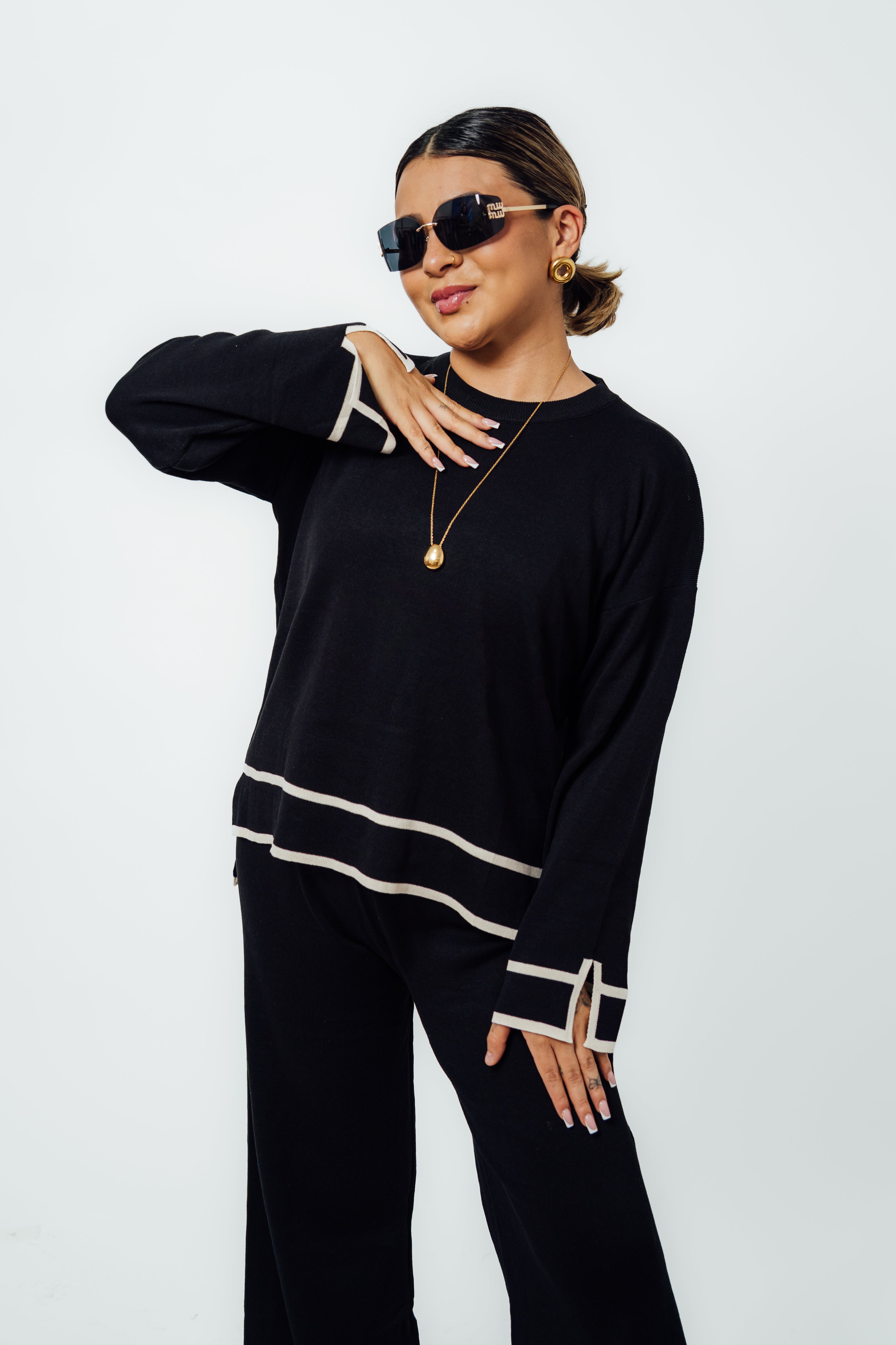 Conjunto elegante de dos piezas