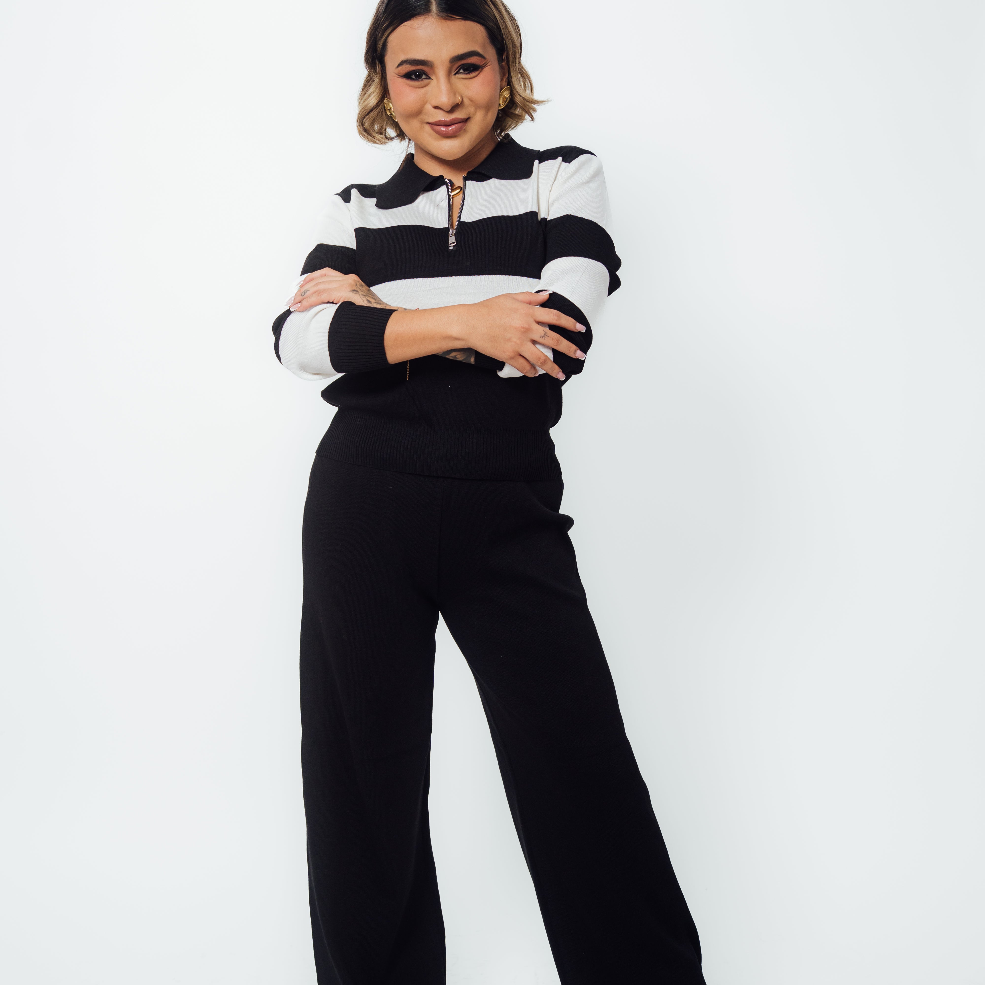 Conjunto casual  tipo polo