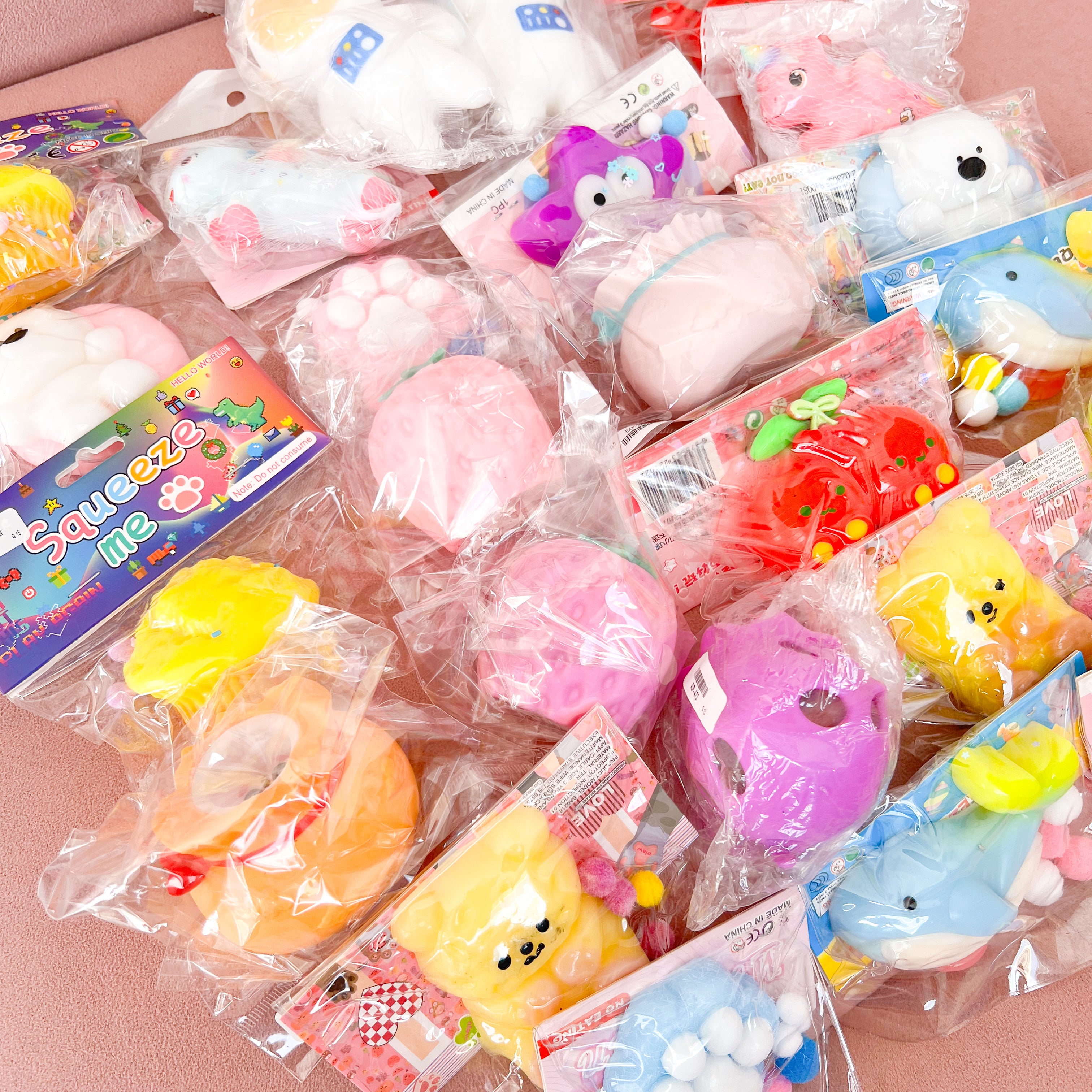 Set de 24 squishies antiestrés