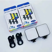 Luz de Selfie con Clip para Celular y Cámara – Recargable y Compacta
