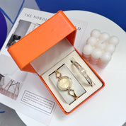 Set de reloj femenino con pulsera