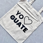 Tote bag con estampado de Yo amo Guate