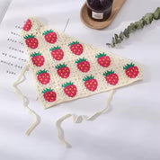 Pañuelo de crochet para el cabello
