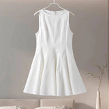 Vestido casual con paletones