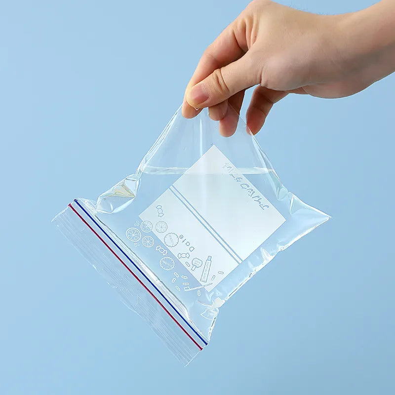Bolsa grande de plástico para almacenamiento de alimentos