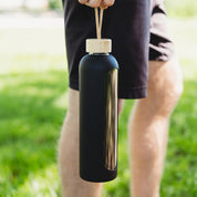Botella de agua de vidrio