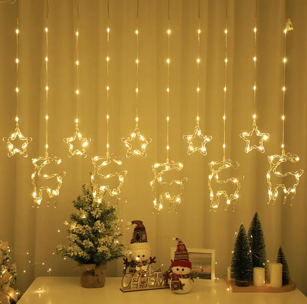 Set de luces LED decorativos navideños