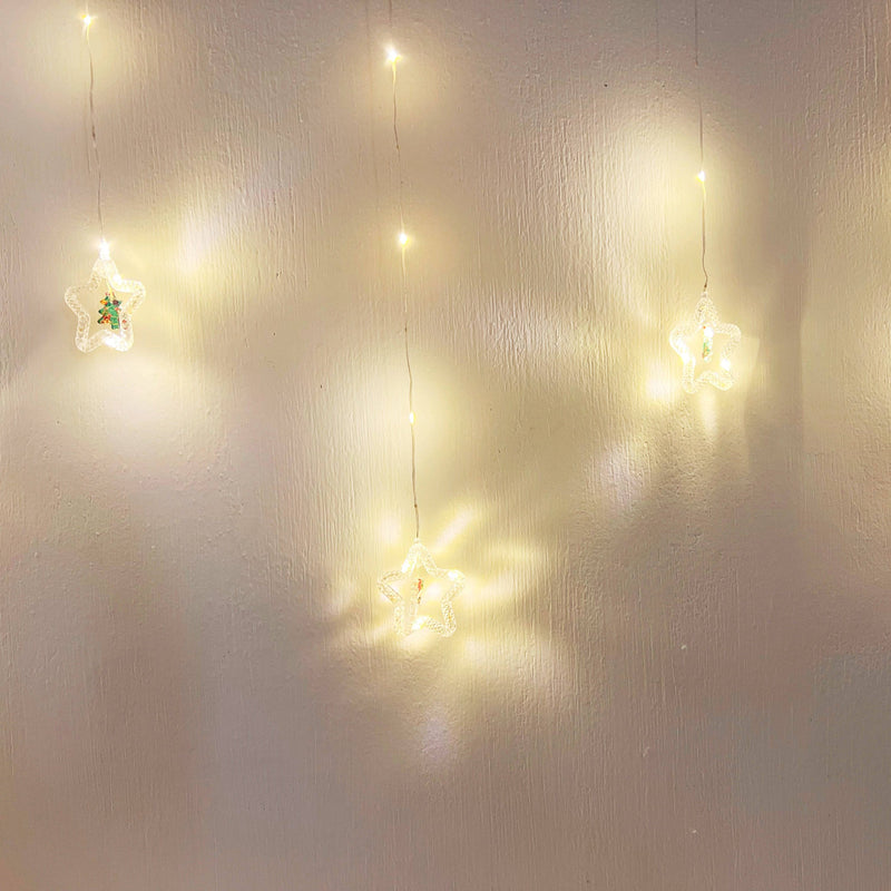 Set de luces tipo cascada navideñas