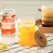 Vaso pequeño con tapadera  de bamboo - Dressygt