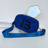 Bolsa cross body grande con doble zipper BL