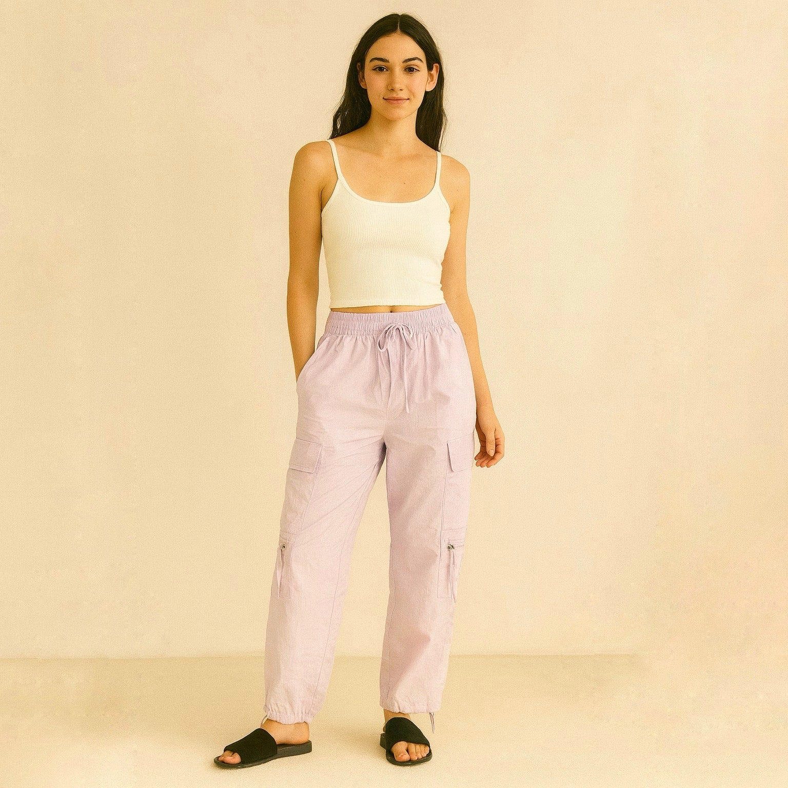 Pantalón cargo para dama