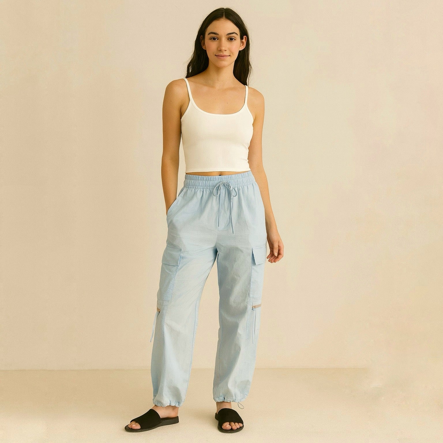 Pantalón cargo para dama