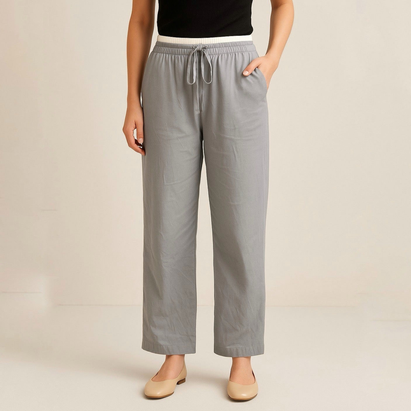 Pantalón palazzo ligero para dama