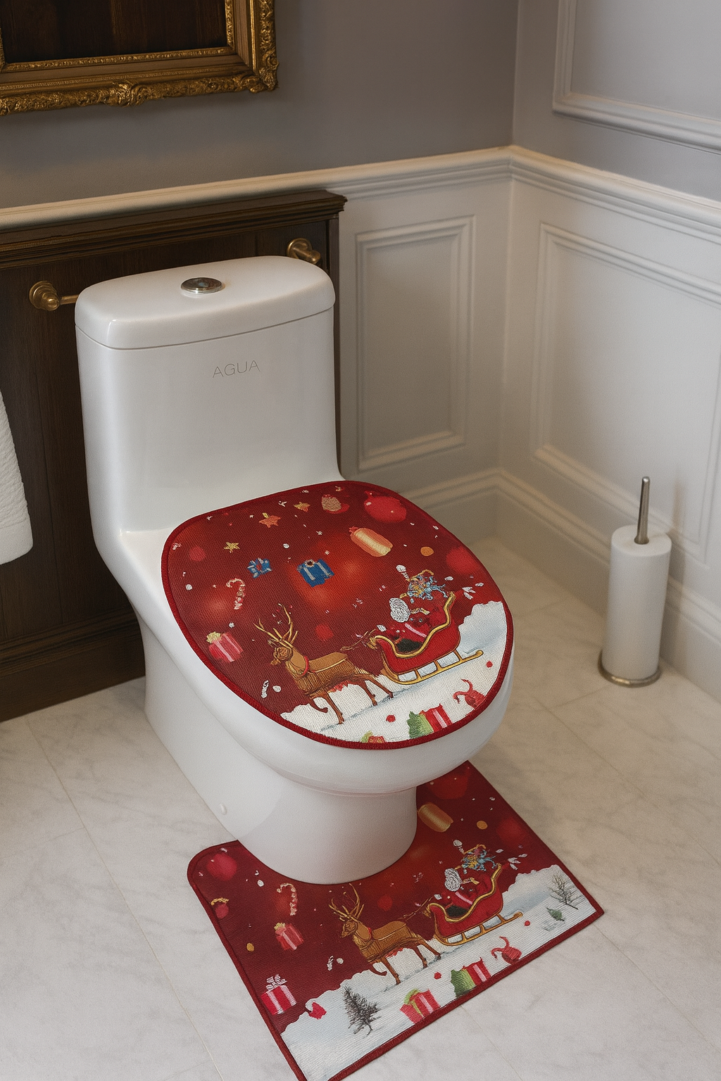Set de alfombras para el baño