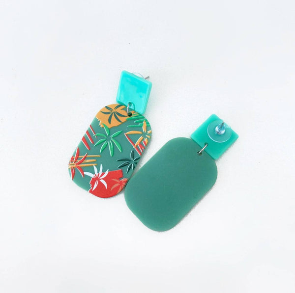 Aretes minimalistas de palmadas