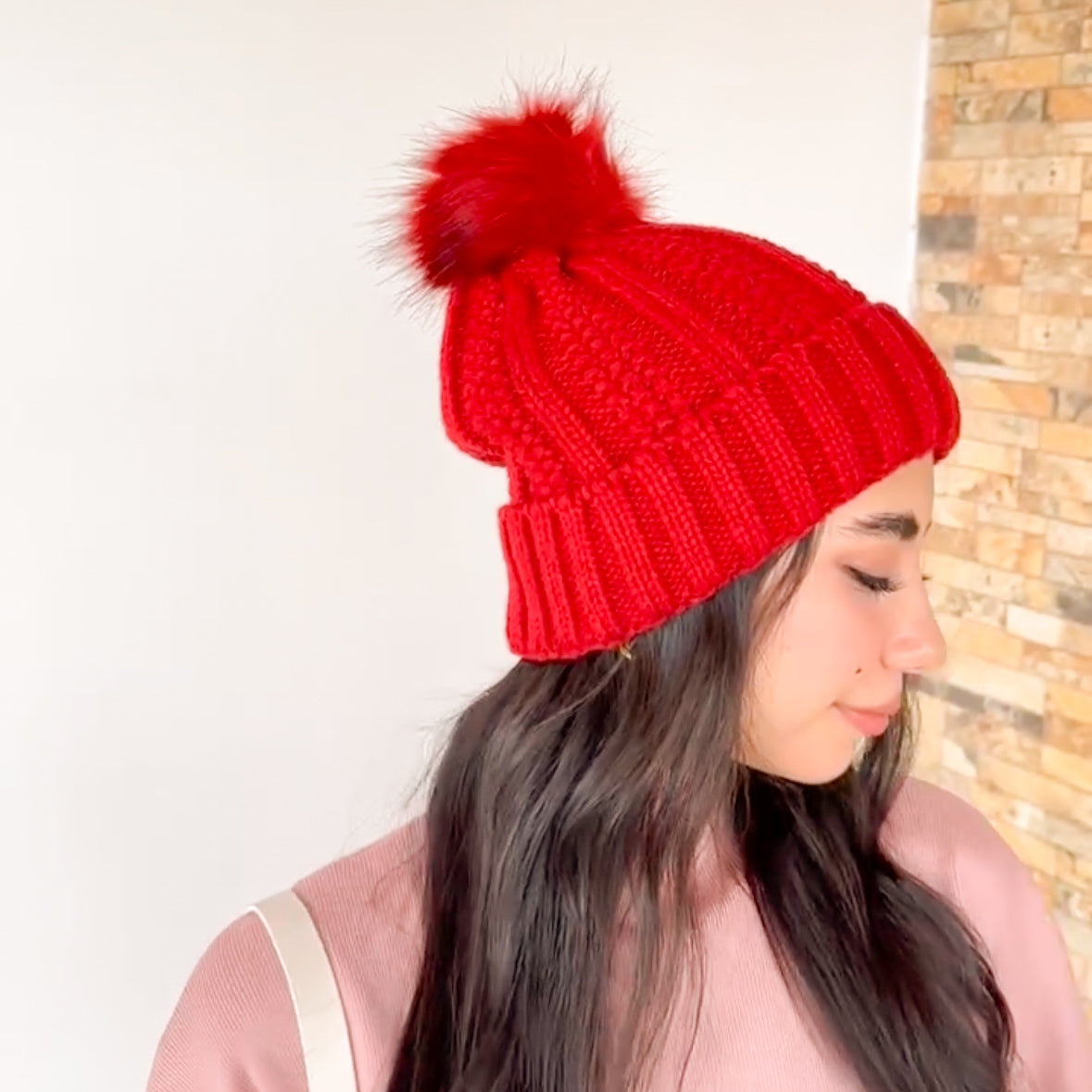 Gorro tejido antifrizz