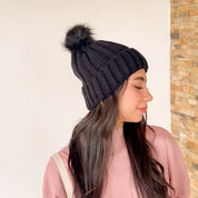 Gorro tejido antifrizz