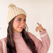 Gorro tejido antifrizz