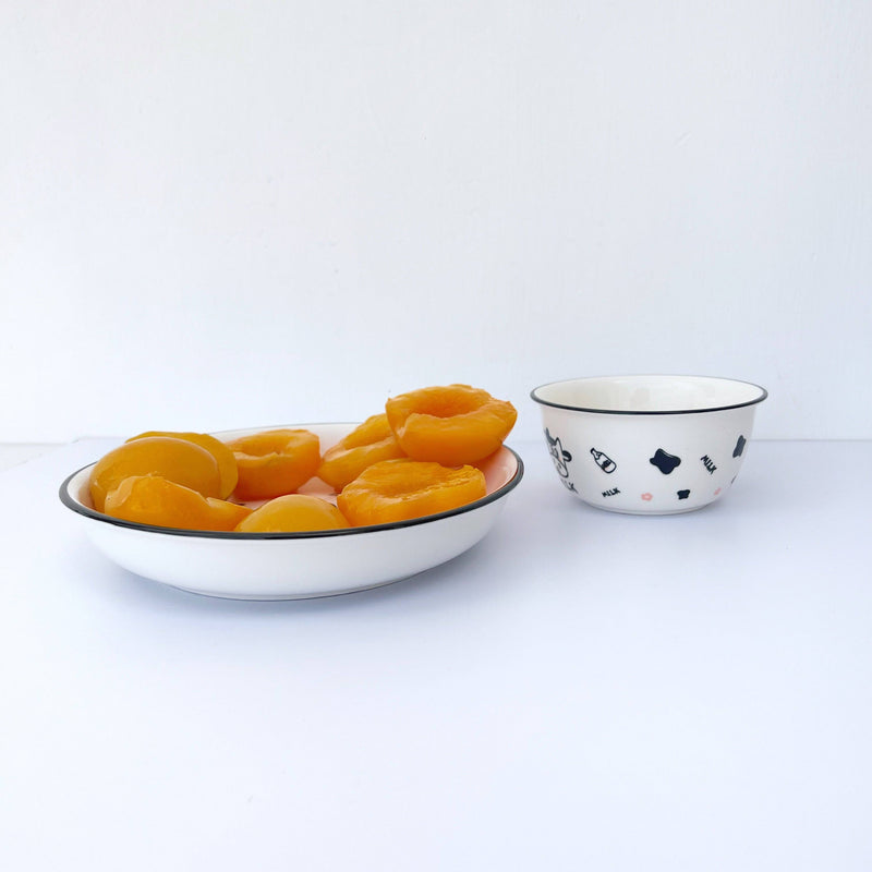 Dúo de platos de vaca