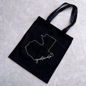 Tote bag con estampado de mapa de Guatemala