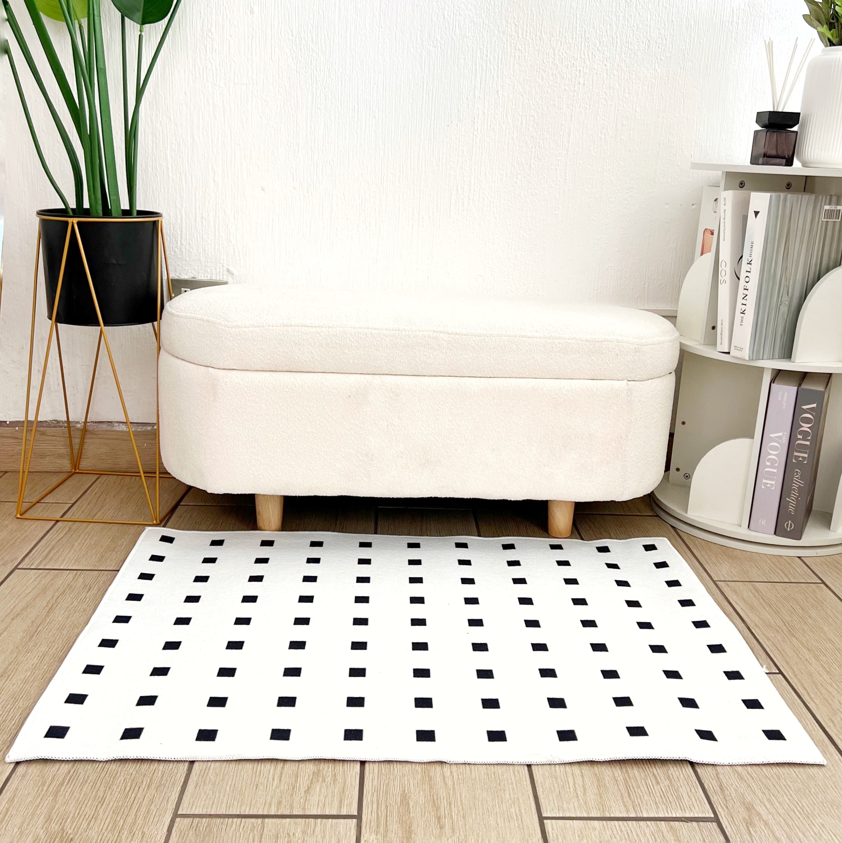 Alfombra minimalista para sala - Dressygt