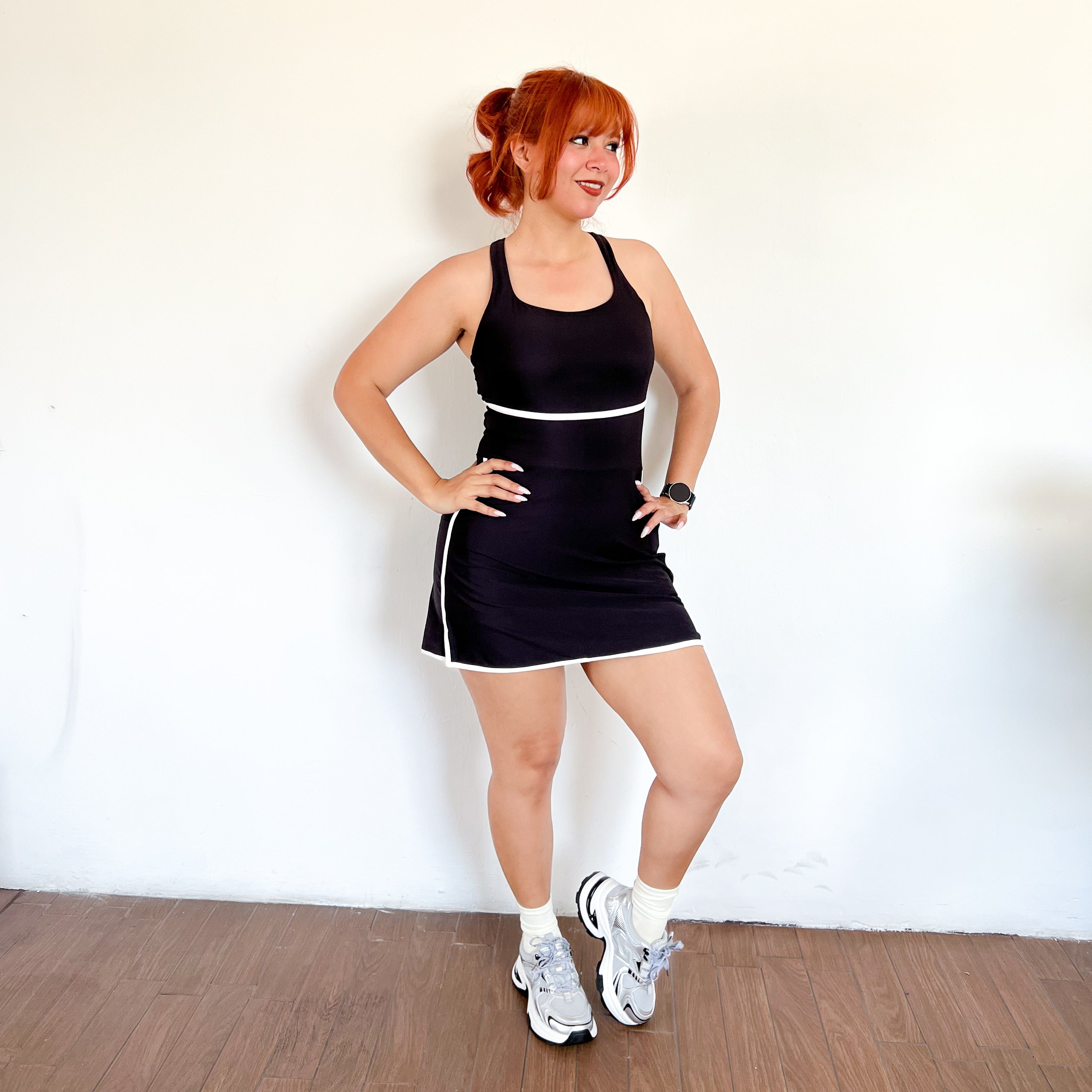 Vestido deportivo con short - Dressygt