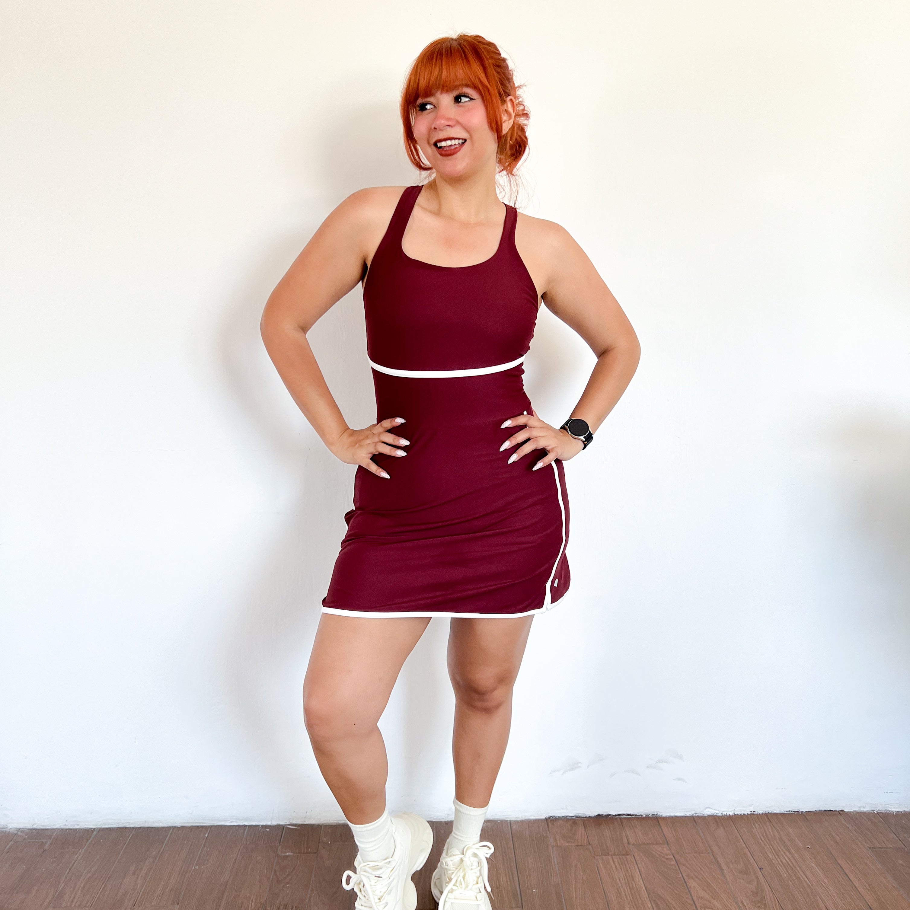Vestido deportivo con short - Dressygt