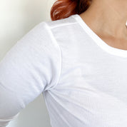 Blusa acanalada manga larga - Dressygt