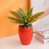 Florero en forma de fresa
