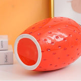 Florero en forma de fresa