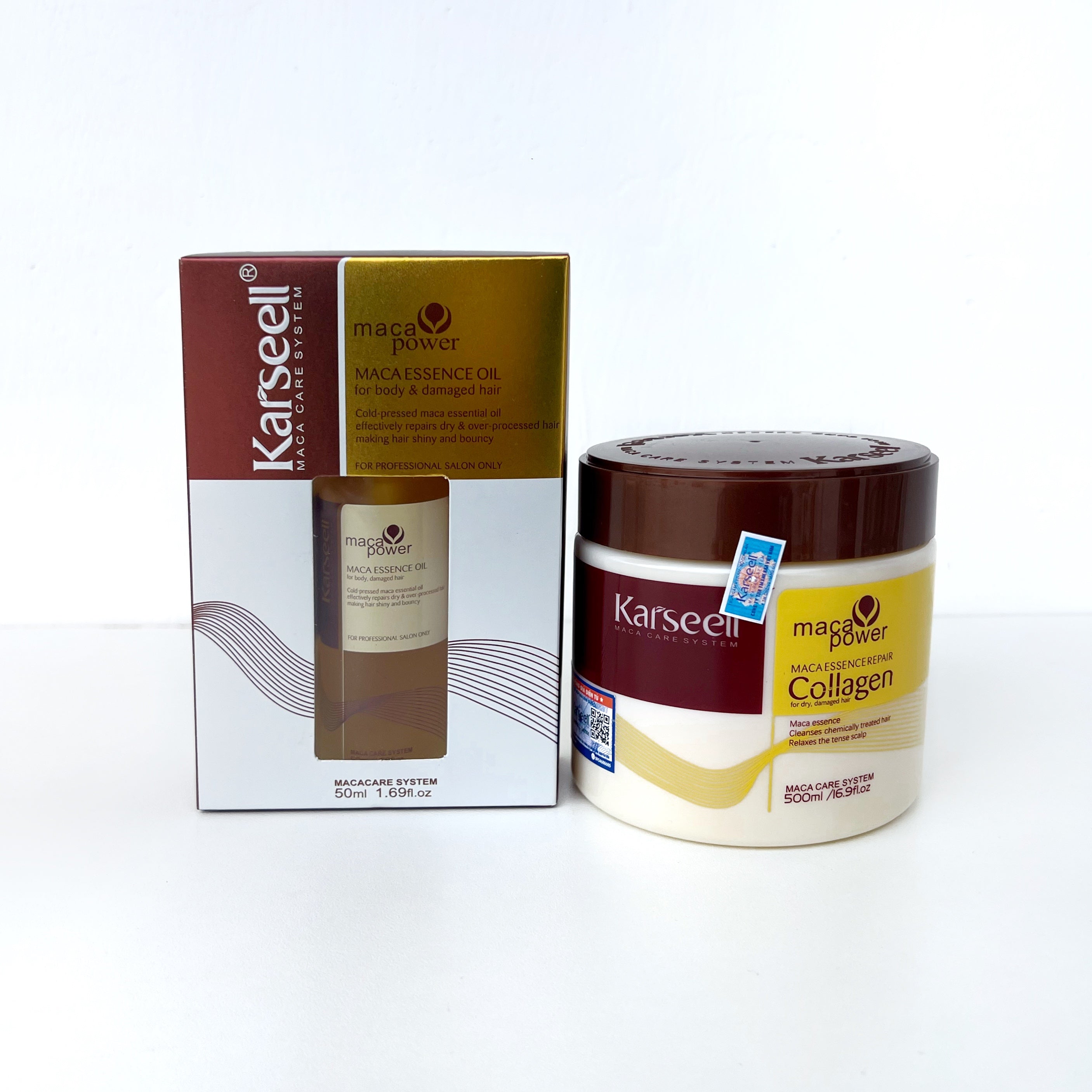 Combo de mascarilla y aceite de Karseell - Dressygt