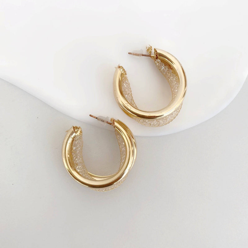 Aretes con textura