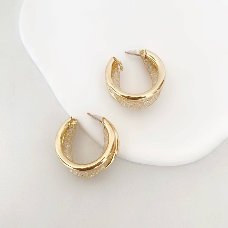 Aretes con textura