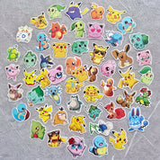 Set de 50 stickers adhesivos decorativos