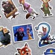 Set de 50 stickers adhesivos decorativos