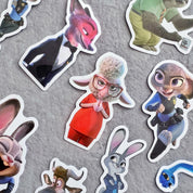 Set de 50 stickers adhesivos decorativos