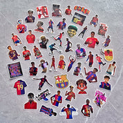 Set de 50 stickers adhesivos decorativos