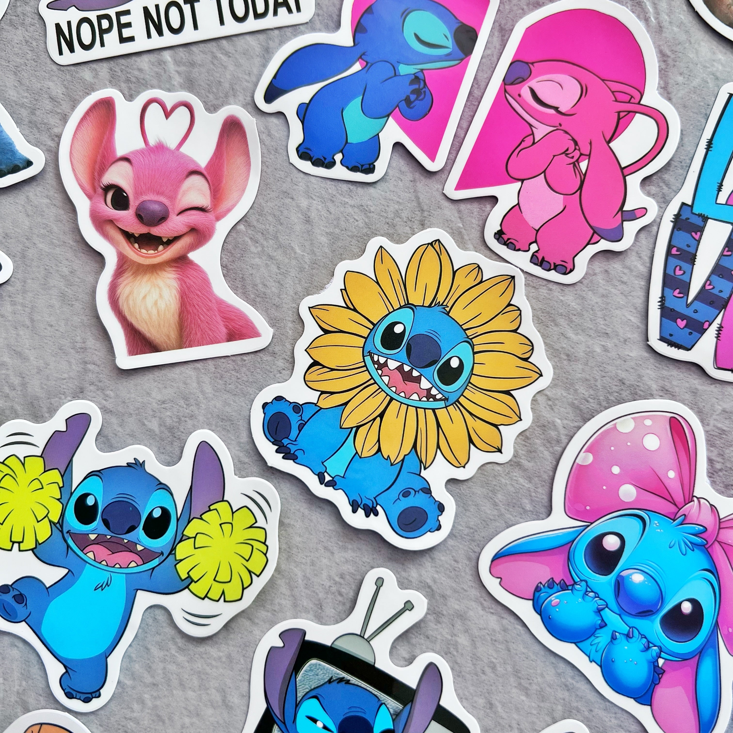 Set de 50 stickers adhesivos decorativos