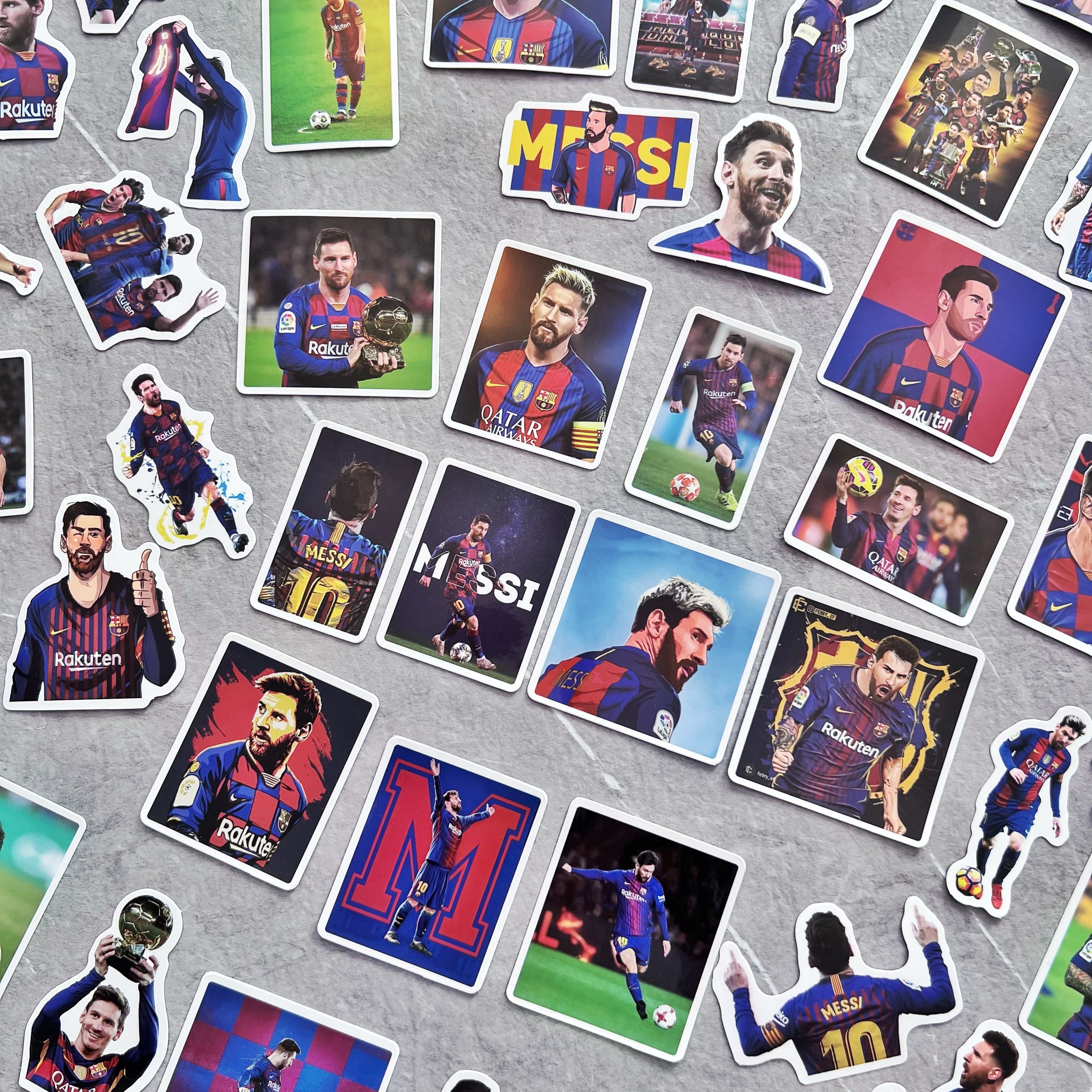 Set de 50 stickers adhesivos decorativos