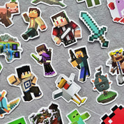 Set de 50 stickers adhesivos decorativos