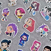 Set de 50 stickers adhesivos decorativos