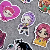 Set de 50 stickers adhesivos decorativos