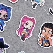Set de 50 stickers adhesivos decorativos