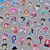 Set de 50 stickers adhesivos decorativos
