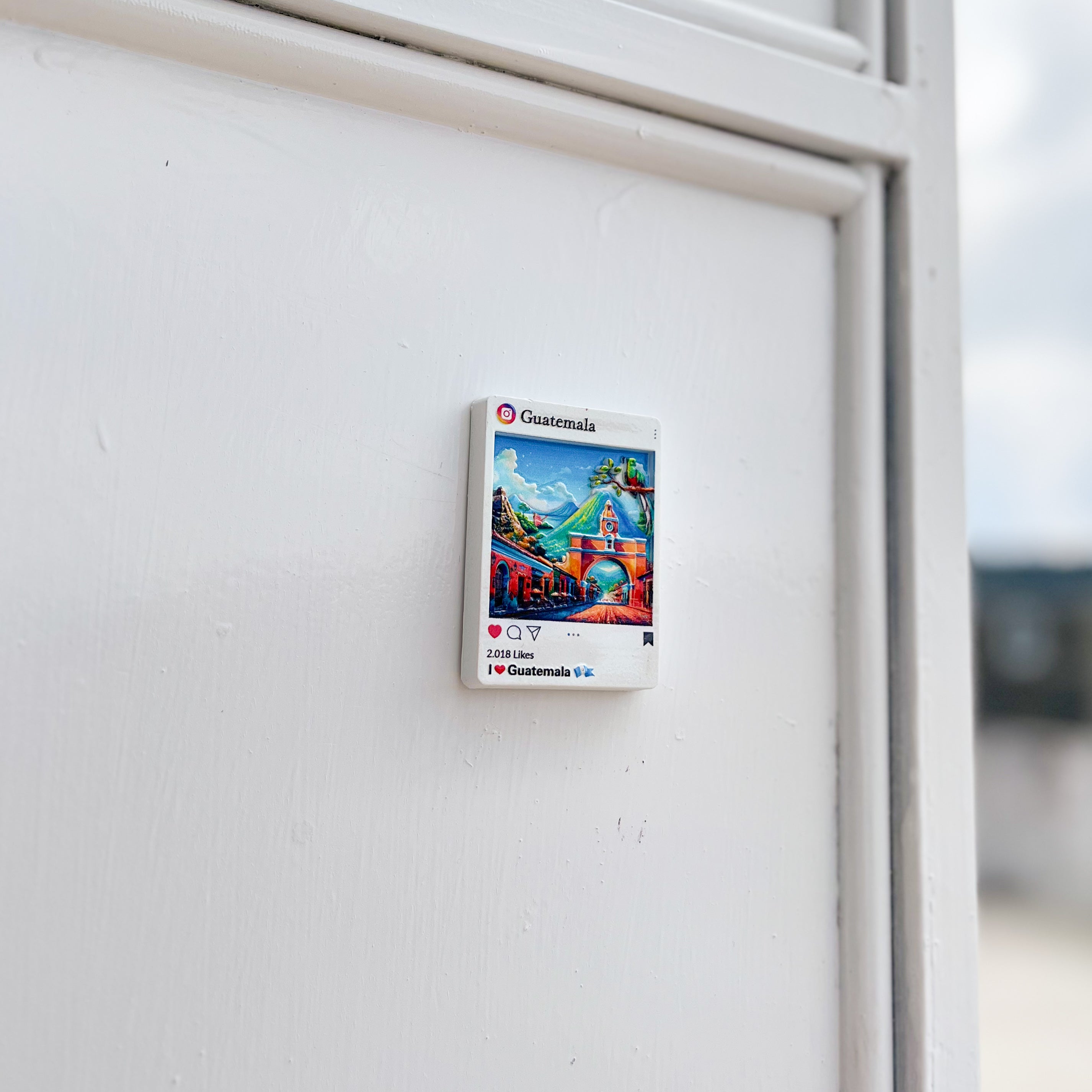 Imán Guatemala estilo Instagram