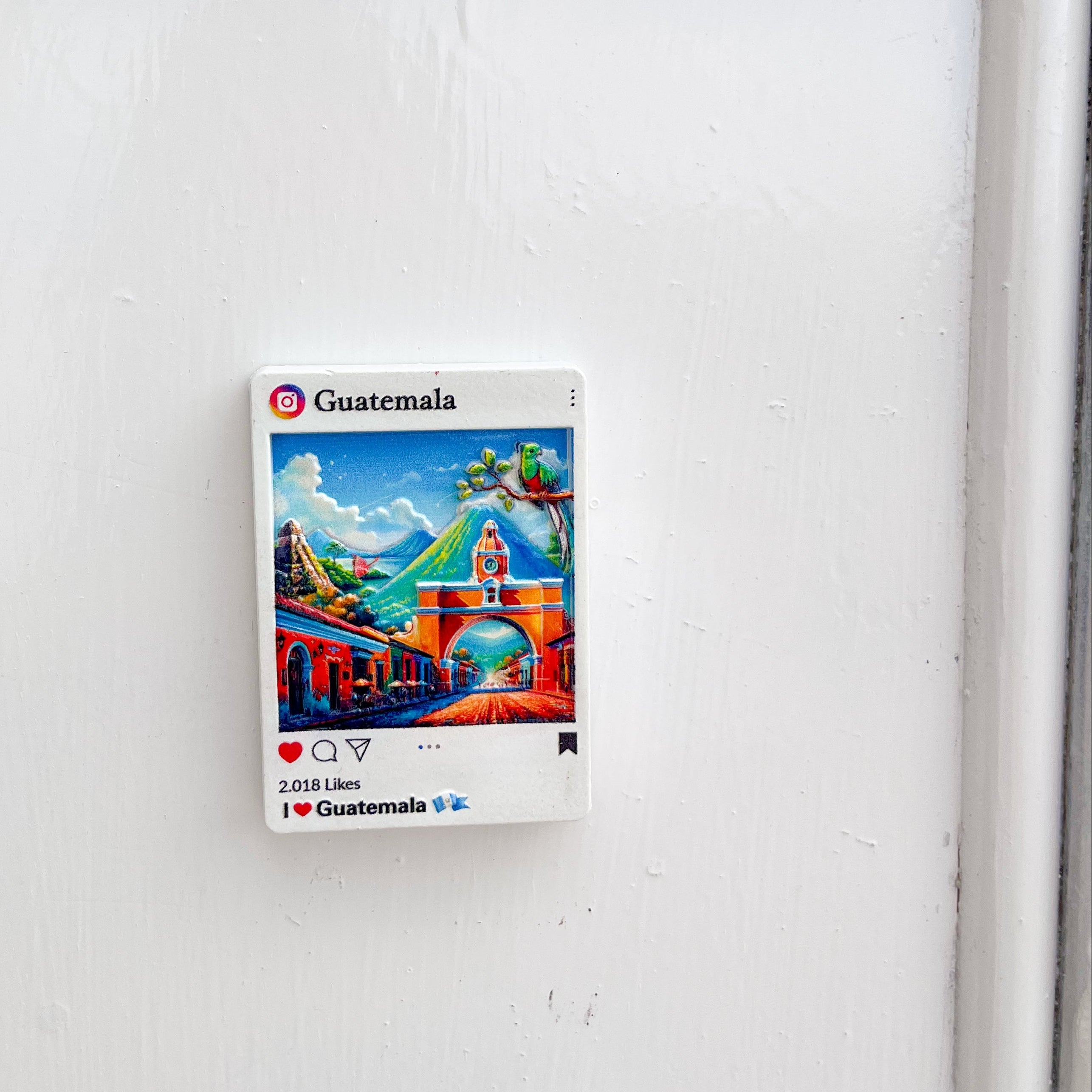 Imán Guatemala estilo Instagram