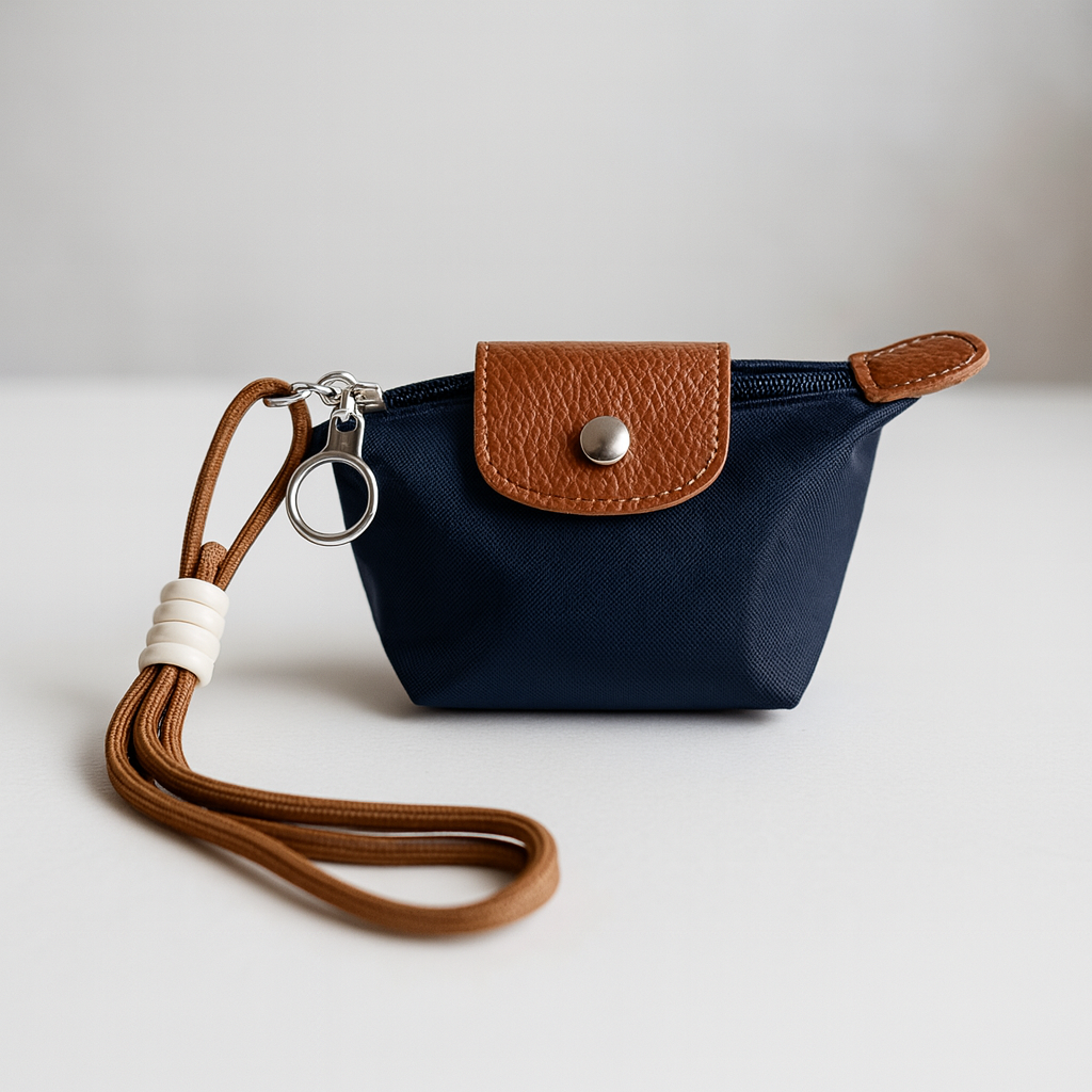 Mini monedero con muñequera