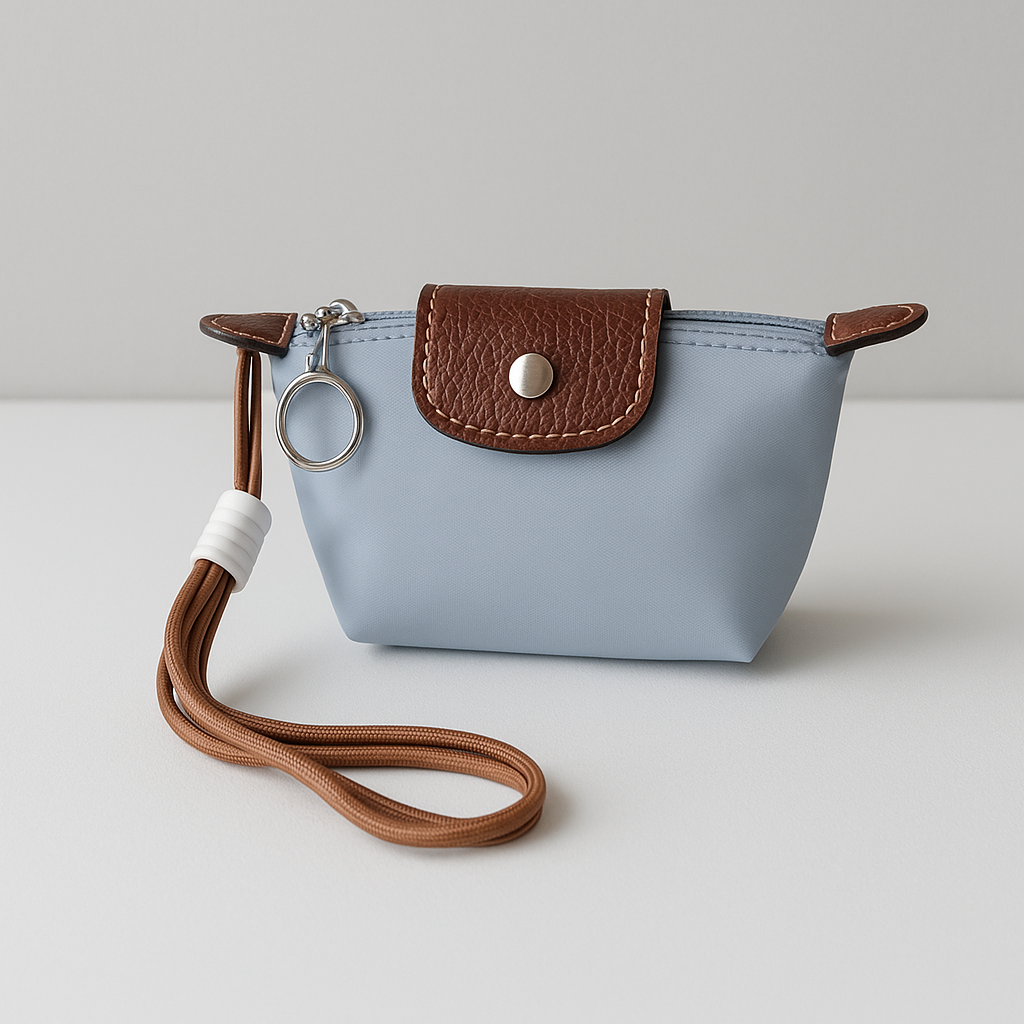 Mini monedero con muñequera