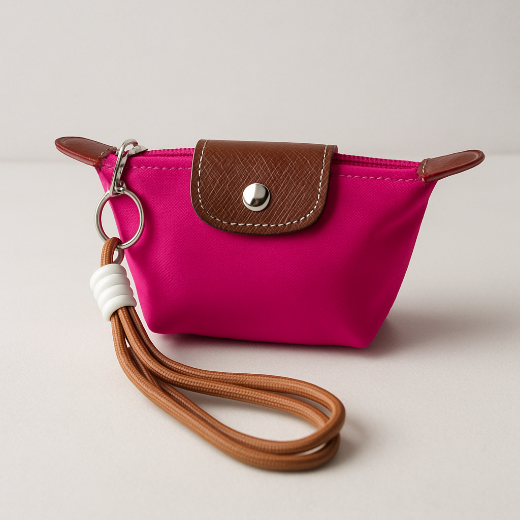 Mini monedero con muñequera